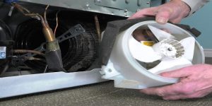 فن کندانسور یخچال